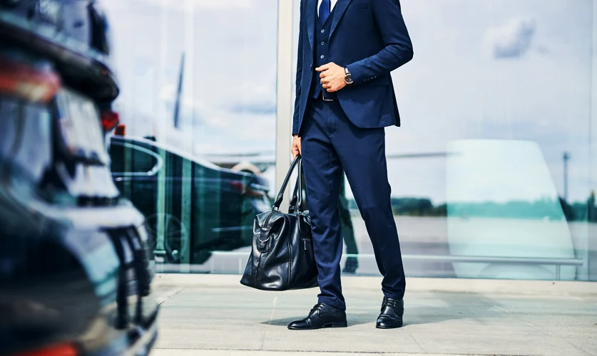 Luxury airport transfer vehicle